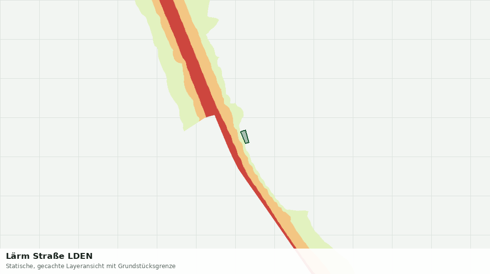 Statische Kartenansicht: Lärm Straße LDEN