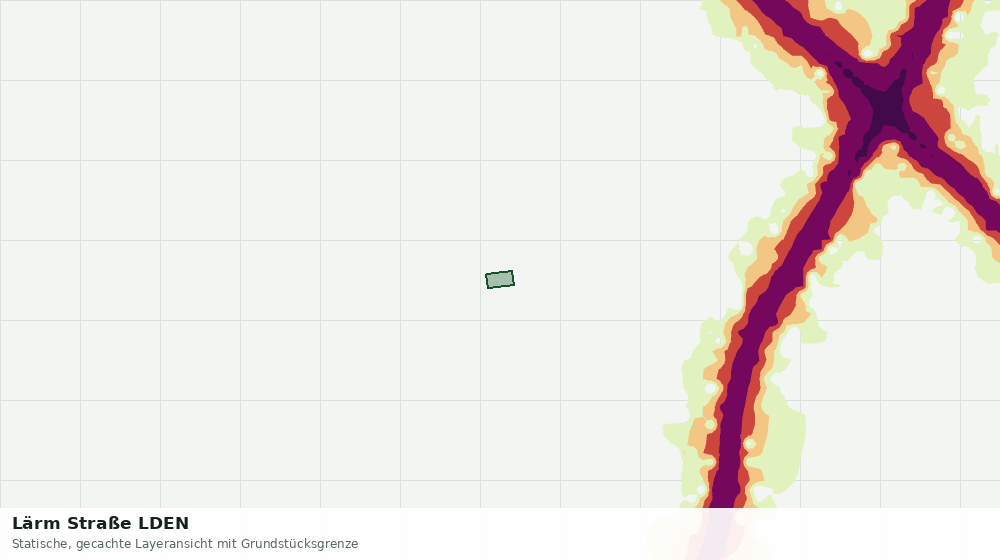 Statische Kartenansicht: Lärm Straße LDEN