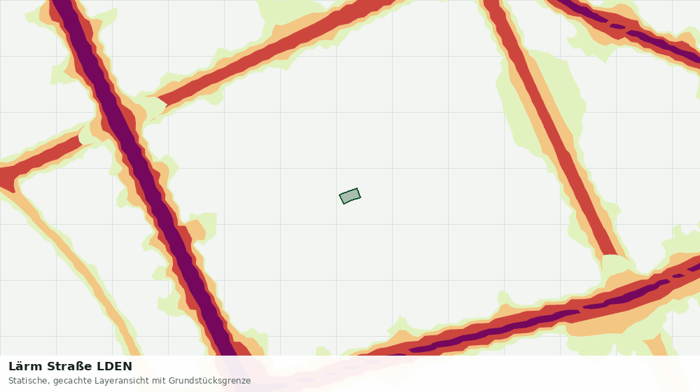Statische Kartenansicht: Lärm Straße LDEN
