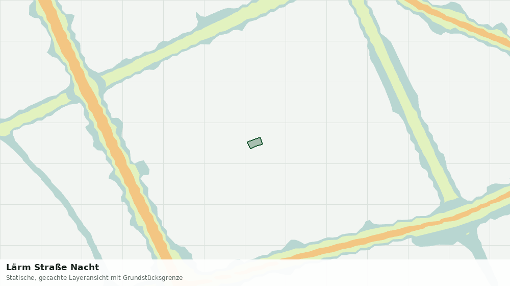 Statische Kartenansicht: Lärm Straße Nacht