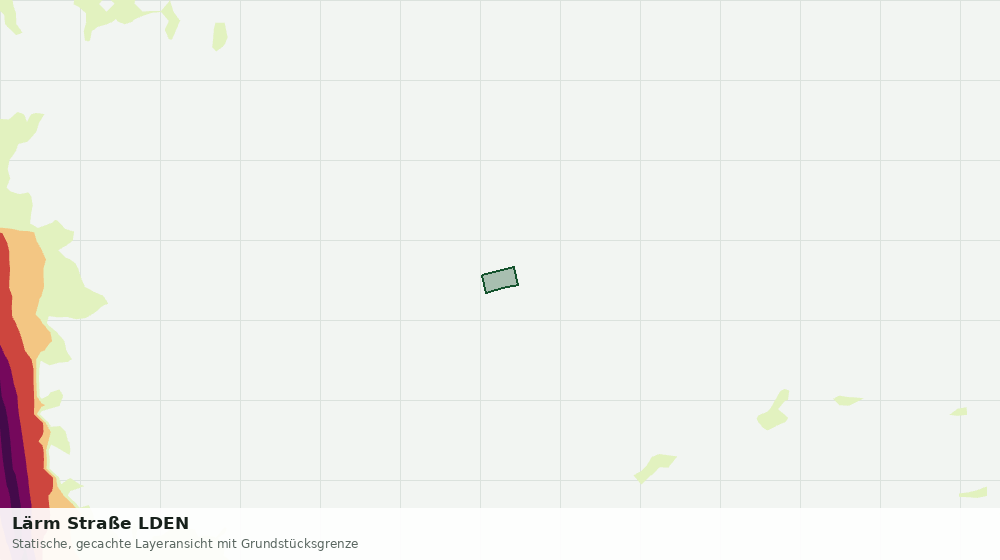 Statische Kartenansicht: Lärm Straße LDEN