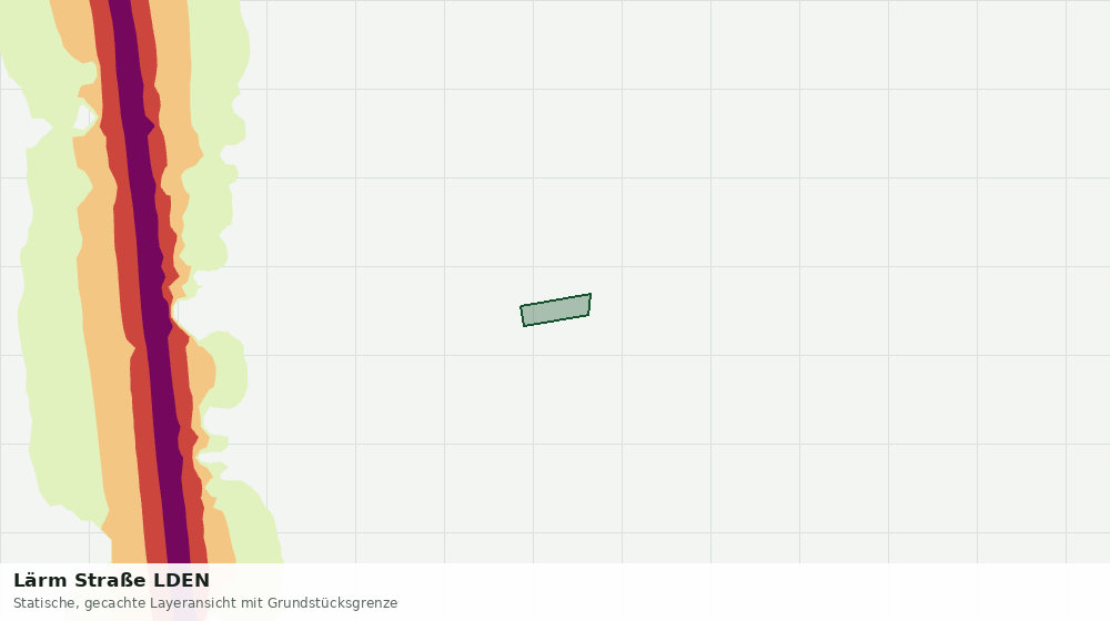 Statische Kartenansicht: Lärm Straße LDEN