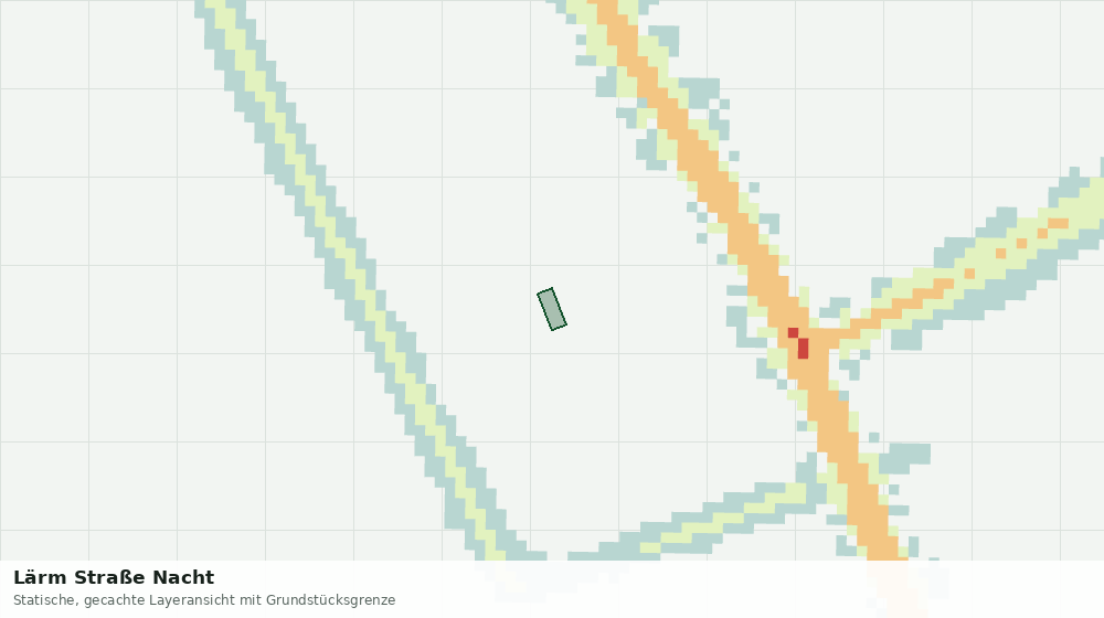 Statische Kartenansicht: Lärm Straße Nacht