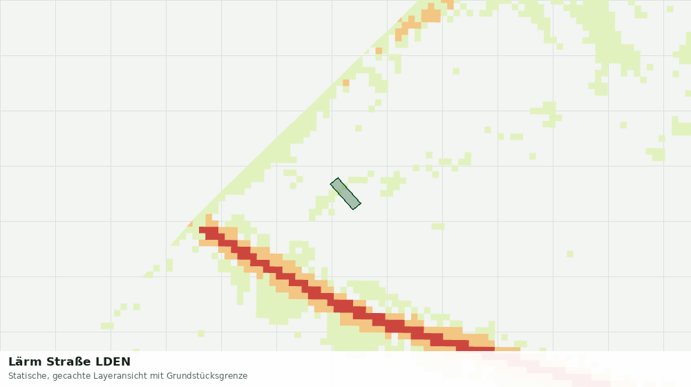 Statische Kartenansicht: Lärm Straße LDEN