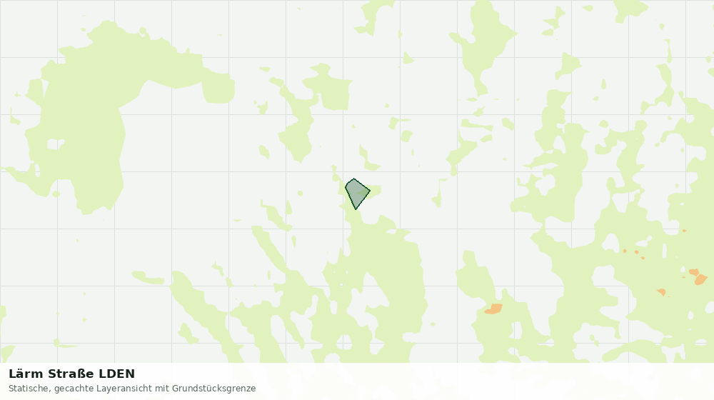 Statische Kartenansicht: Lärm Straße LDEN