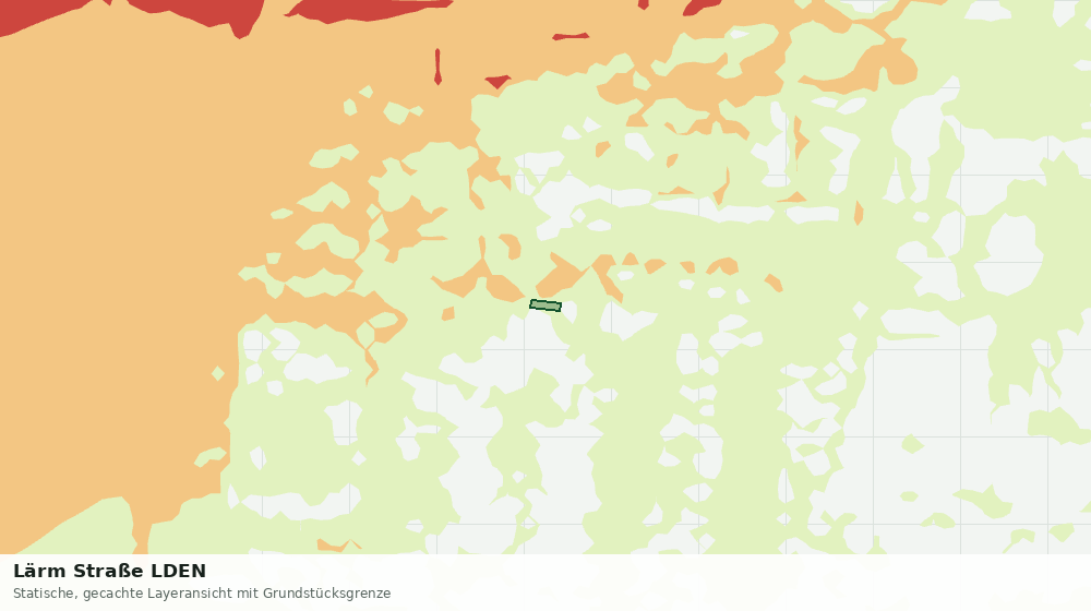Statische Kartenansicht: Lärm Straße LDEN