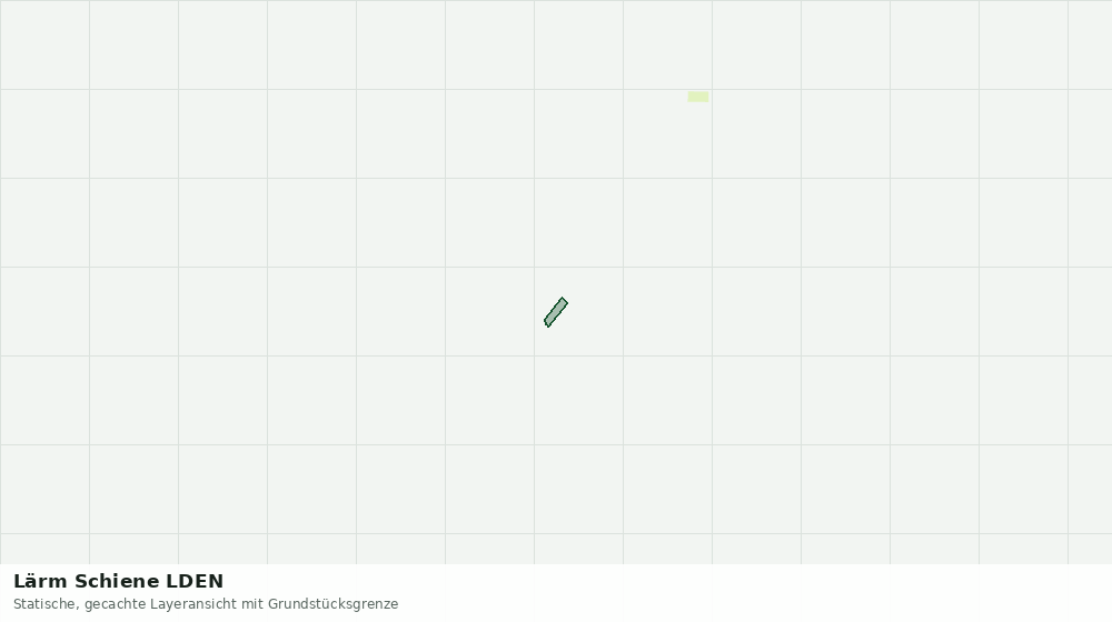 Statische Kartenansicht: Lärm Schiene LDEN