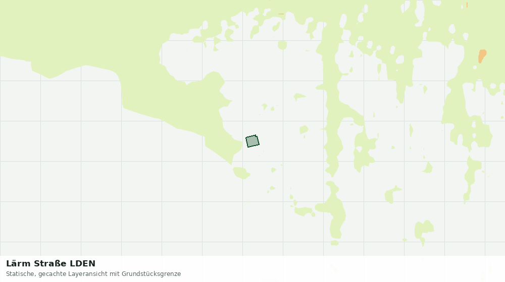 Statische Kartenansicht: Lärm Straße LDEN
