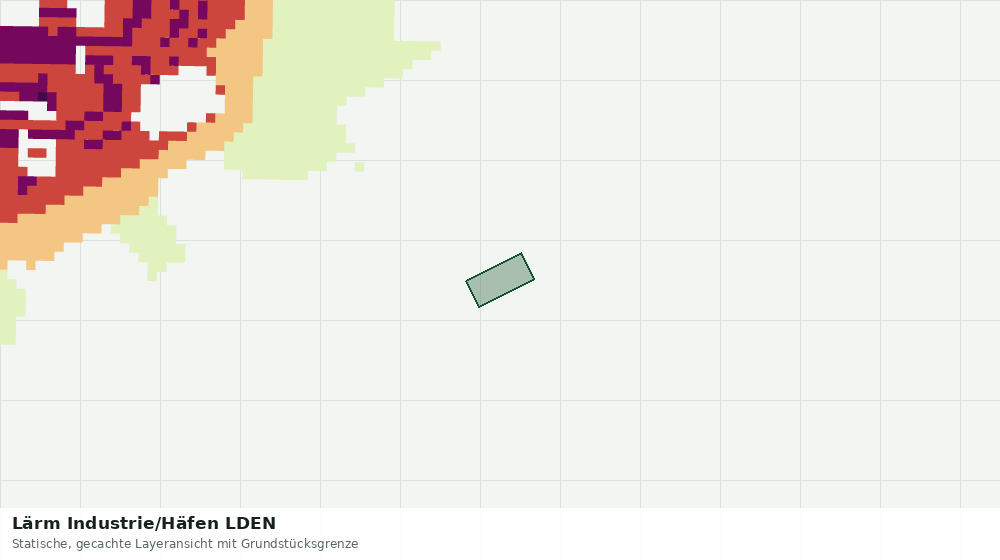 Statische Kartenansicht: Lärm Industrie/Häfen LDEN