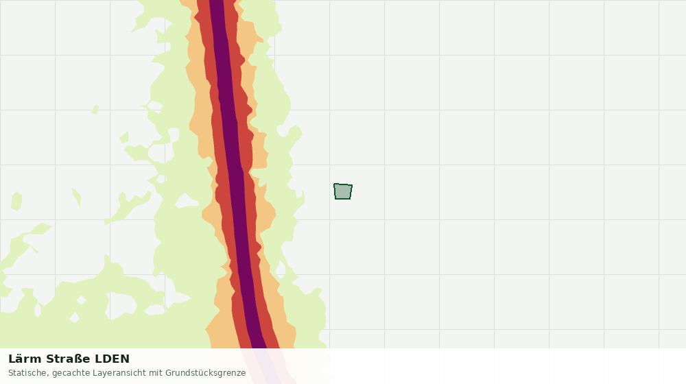 Statische Kartenansicht: Lärm Straße LDEN