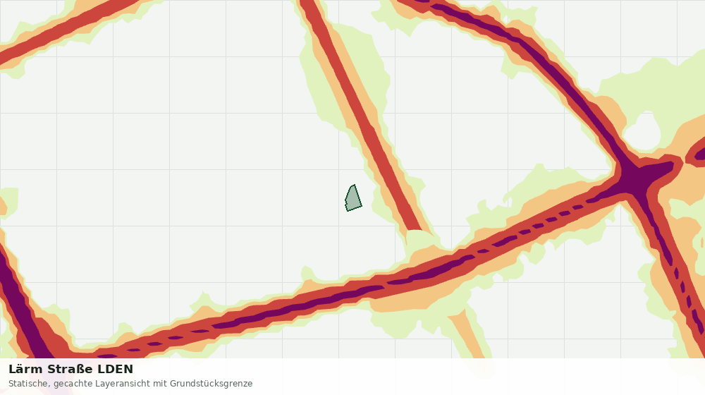 Statische Kartenansicht: Lärm Straße LDEN