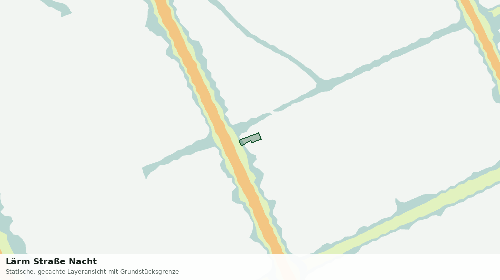 Statische Kartenansicht: Lärm Straße Nacht
