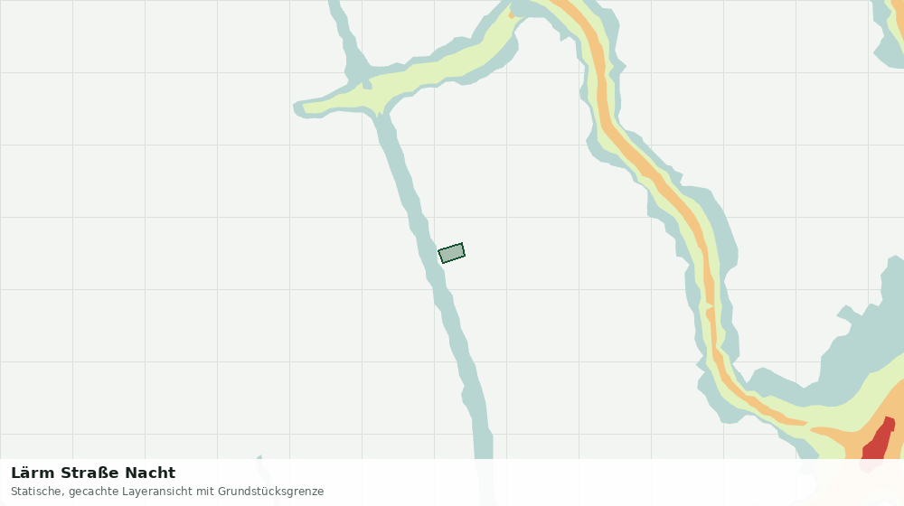 Statische Kartenansicht: Lärm Straße Nacht
