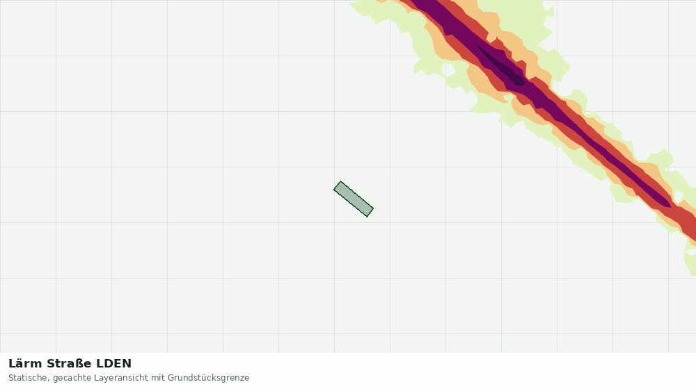 Statische Kartenansicht: Lärm Straße LDEN