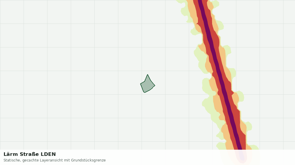 Statische Kartenansicht: Lärm Straße LDEN