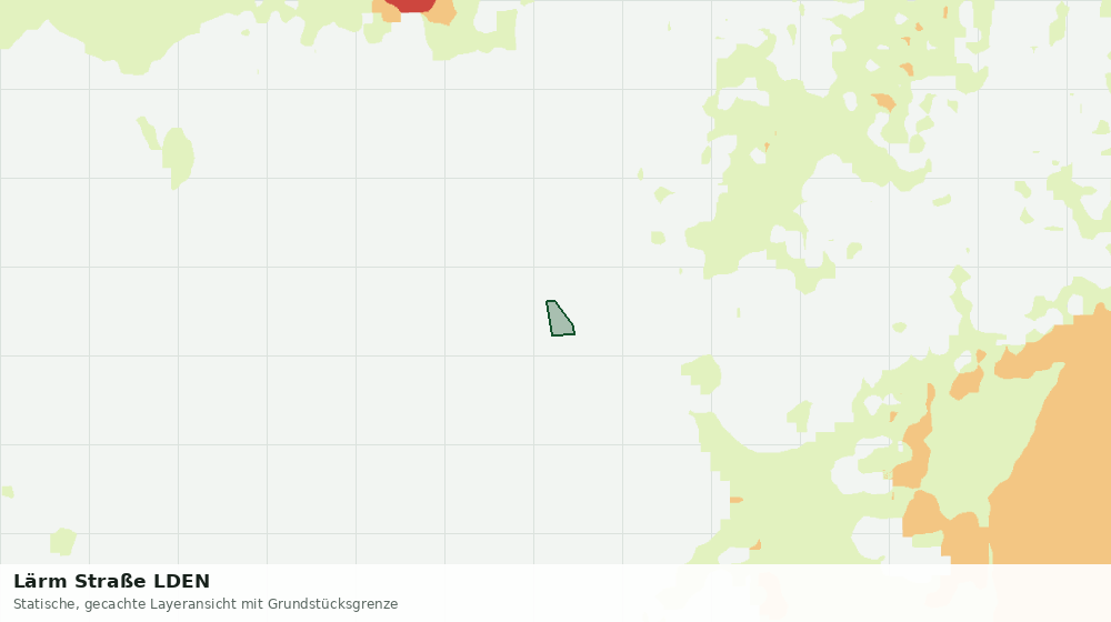 Statische Kartenansicht: Lärm Straße LDEN