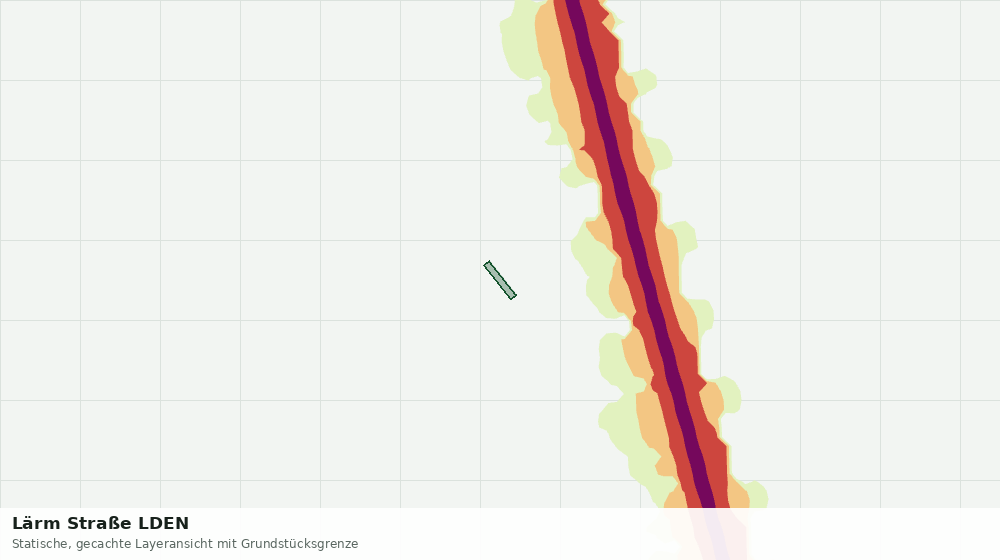 Statische Kartenansicht: Lärm Straße LDEN