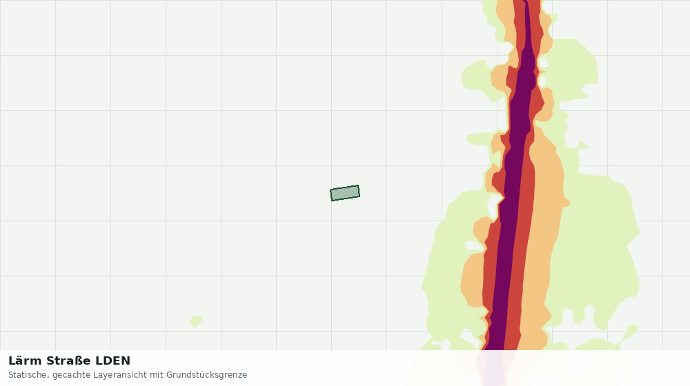 Statische Kartenansicht: Lärm Straße LDEN