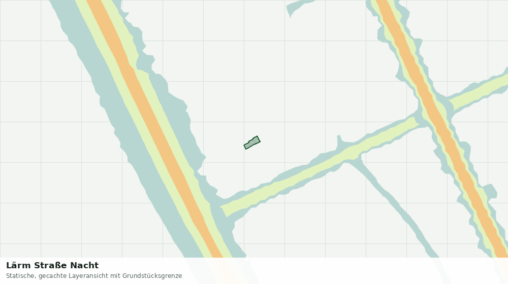Statische Kartenansicht: Lärm Straße Nacht