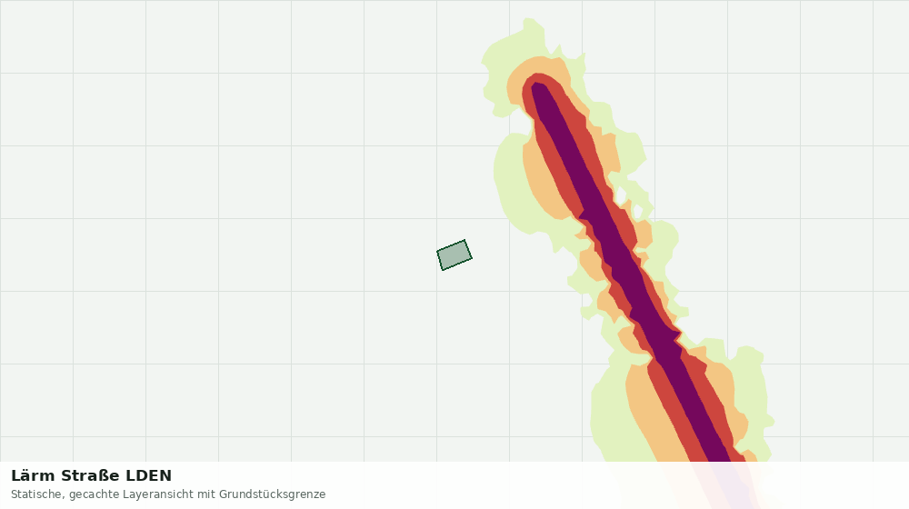 Statische Kartenansicht: Lärm Straße LDEN