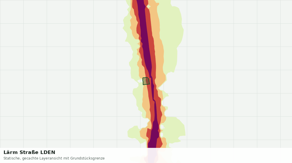 Statische Kartenansicht: Lärm Straße LDEN