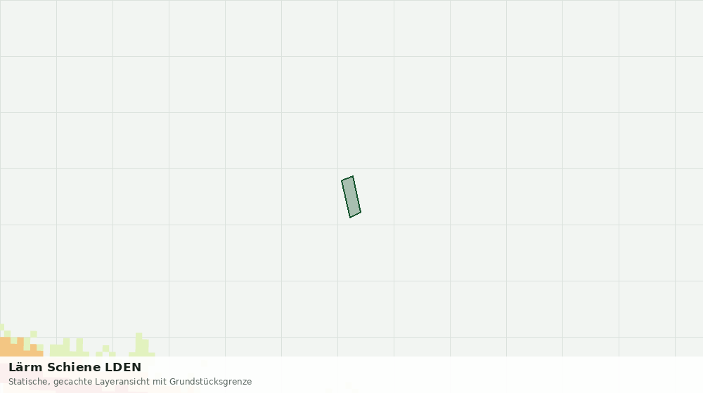 Statische Kartenansicht: Lärm Schiene LDEN