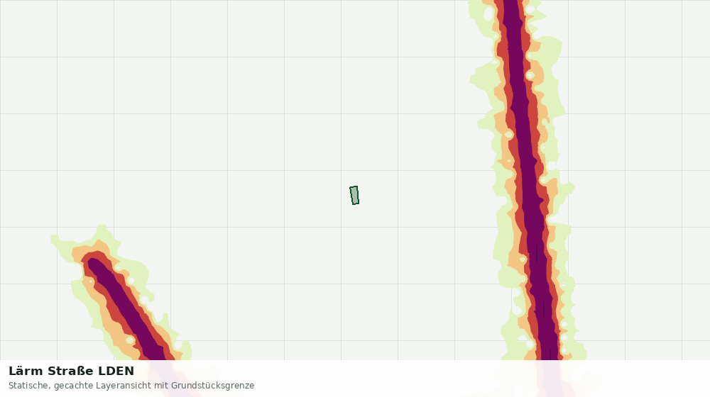 Statische Kartenansicht: Lärm Straße LDEN