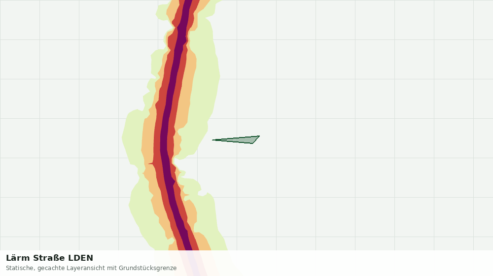 Statische Kartenansicht: Lärm Straße LDEN