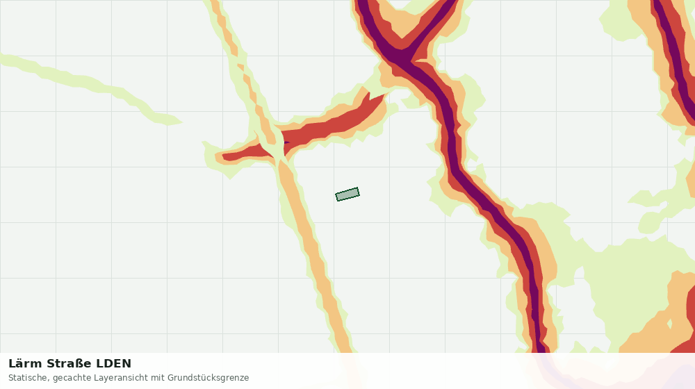 Statische Kartenansicht: Lärm Straße LDEN