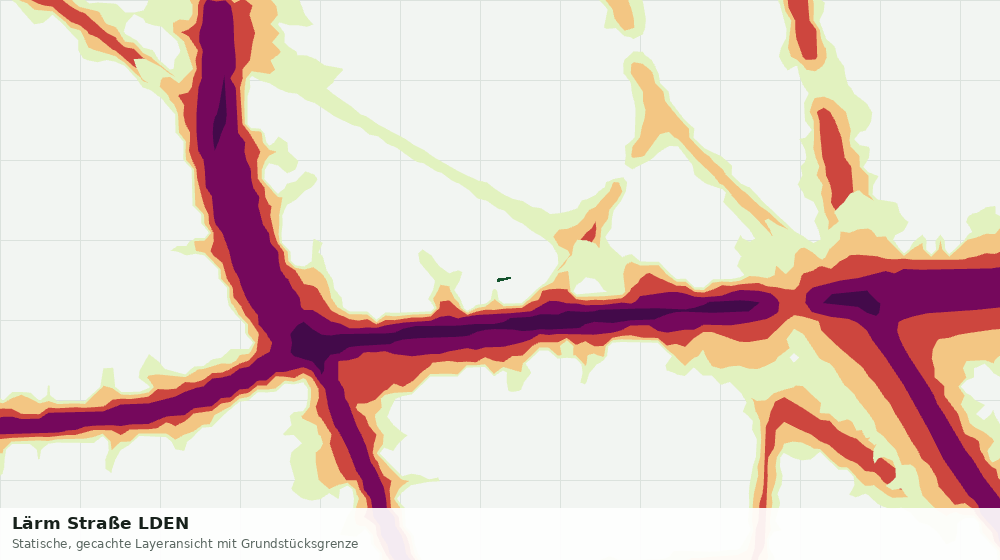 Statische Kartenansicht: Lärm Straße LDEN