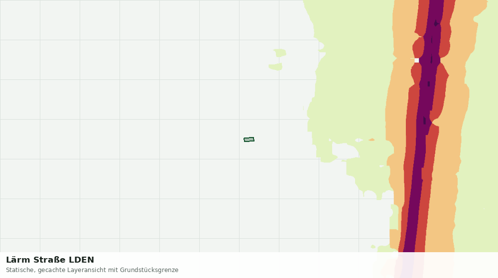 Statische Kartenansicht: Lärm Straße LDEN