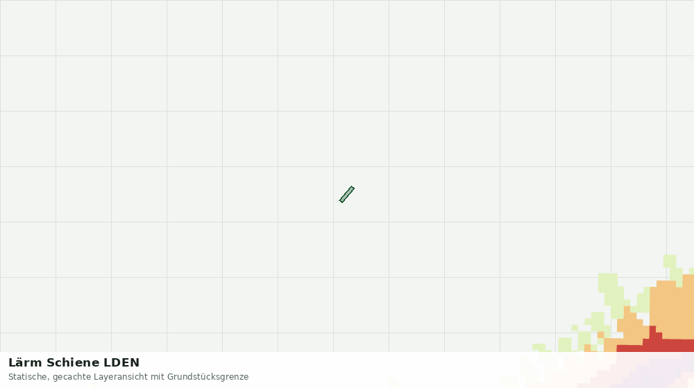 Statische Kartenansicht: Lärm Schiene LDEN