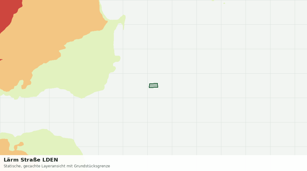 Statische Kartenansicht: Lärm Straße LDEN