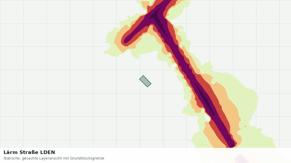 Statische Kartenansicht: Lärm Straße LDEN