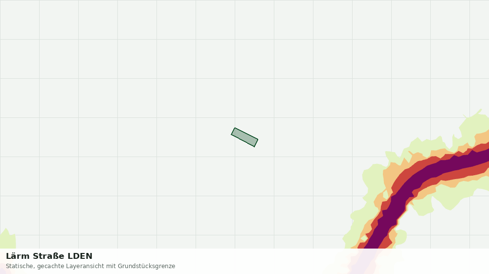 Statische Kartenansicht: Lärm Straße LDEN