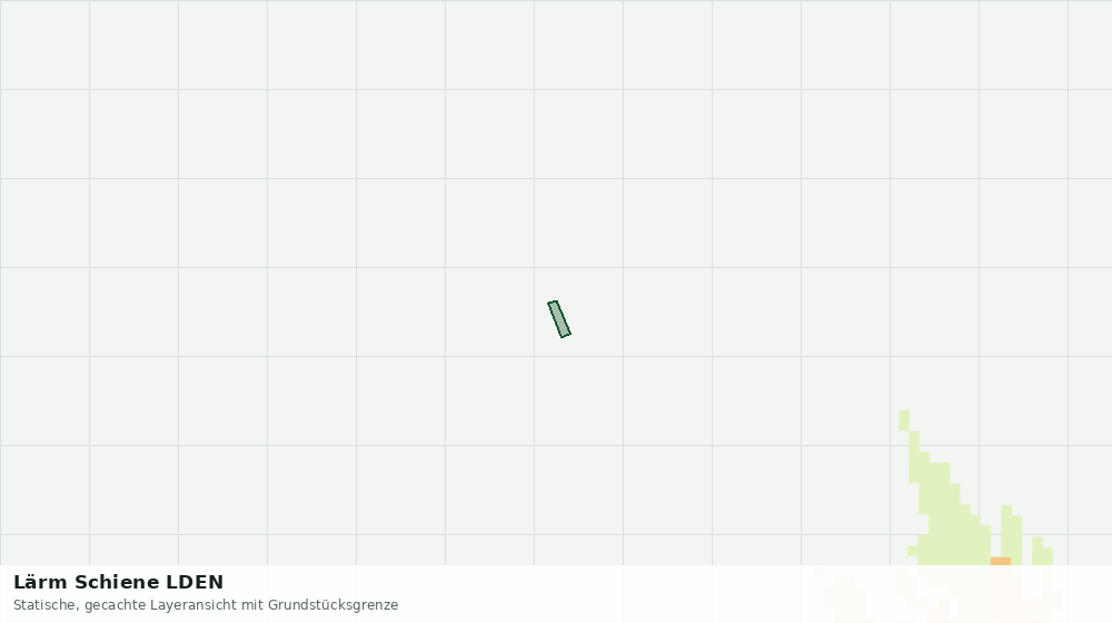 Statische Kartenansicht: Lärm Schiene LDEN