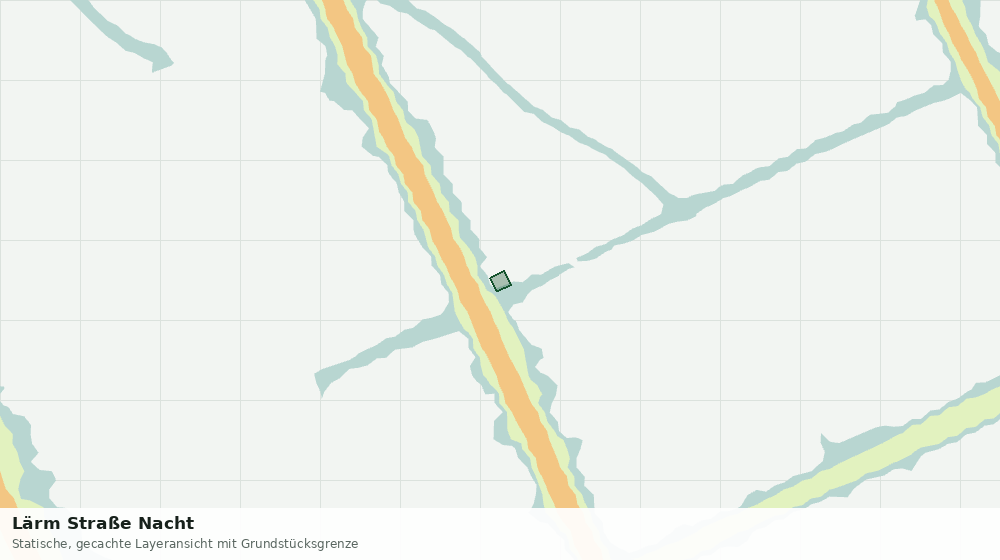 Statische Kartenansicht: Lärm Straße Nacht