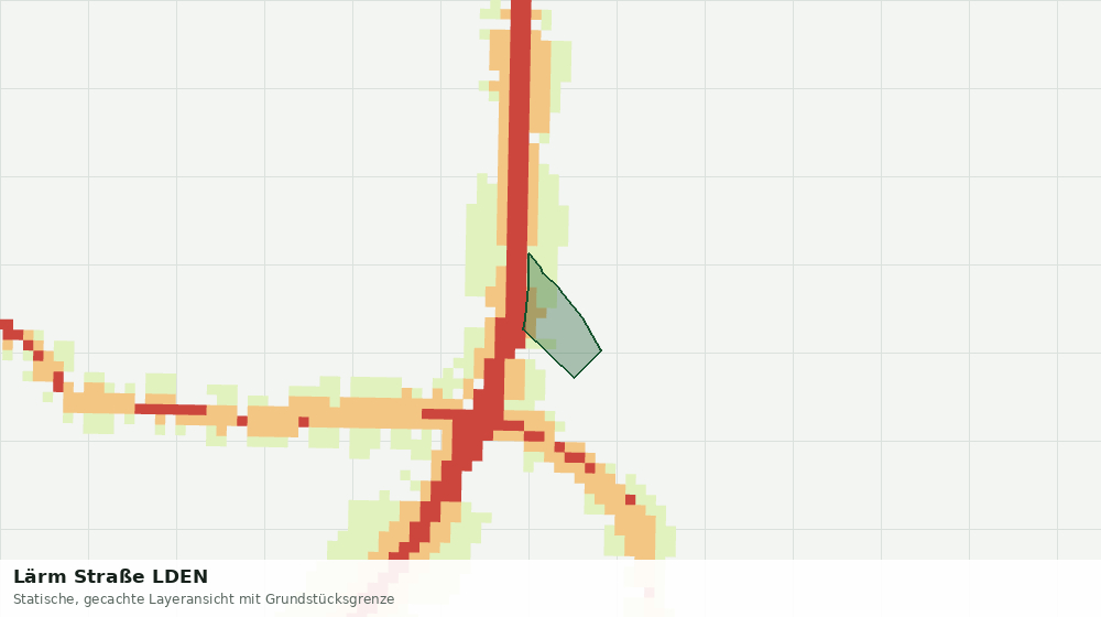 Statische Kartenansicht: Lärm Straße LDEN