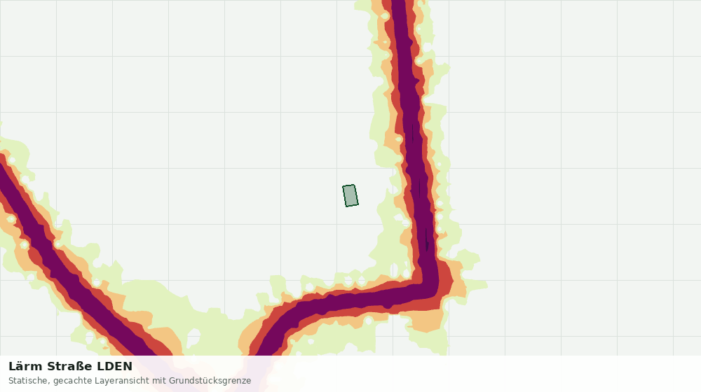 Statische Kartenansicht: Lärm Straße LDEN