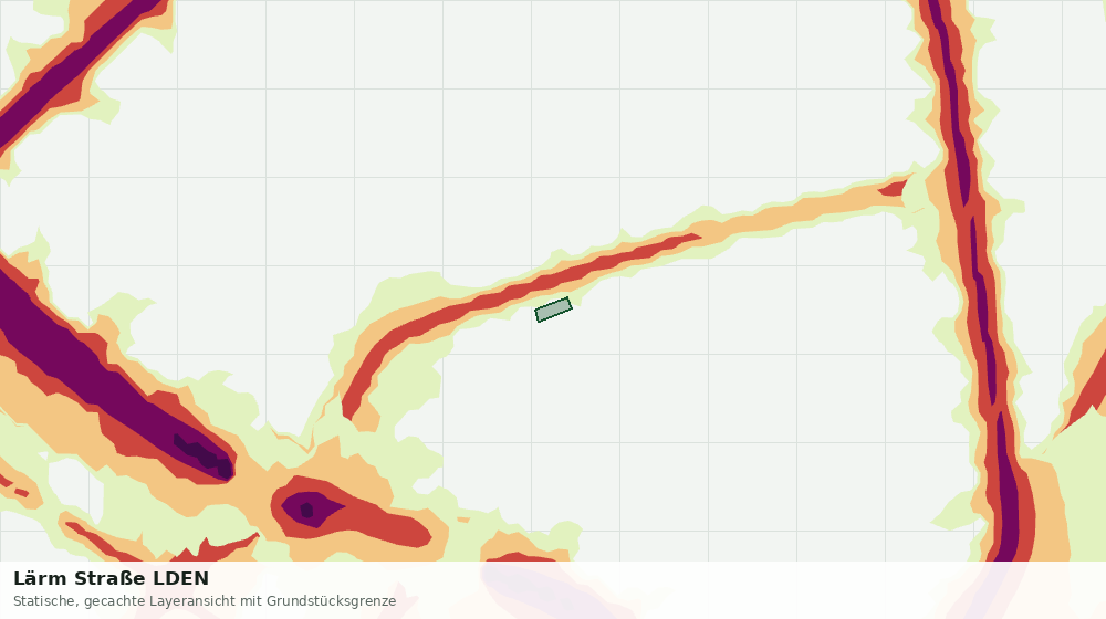 Statische Kartenansicht: Lärm Straße LDEN