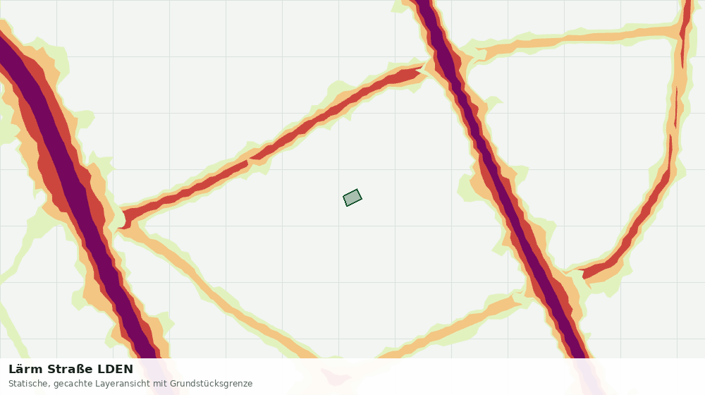 Statische Kartenansicht: Lärm Straße LDEN