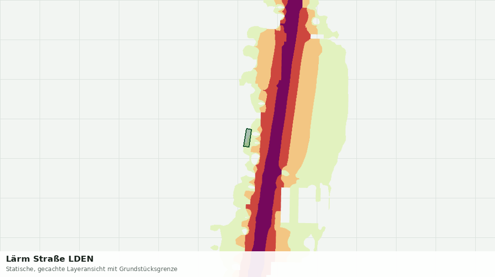 Statische Kartenansicht: Lärm Straße LDEN