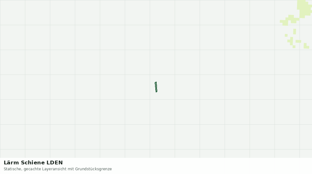 Statische Kartenansicht: Lärm Schiene LDEN