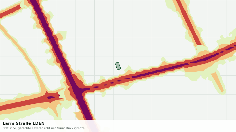 Statische Kartenansicht: Lärm Straße LDEN