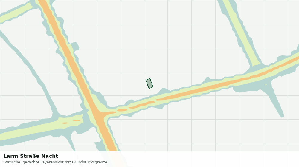 Statische Kartenansicht: Lärm Straße Nacht