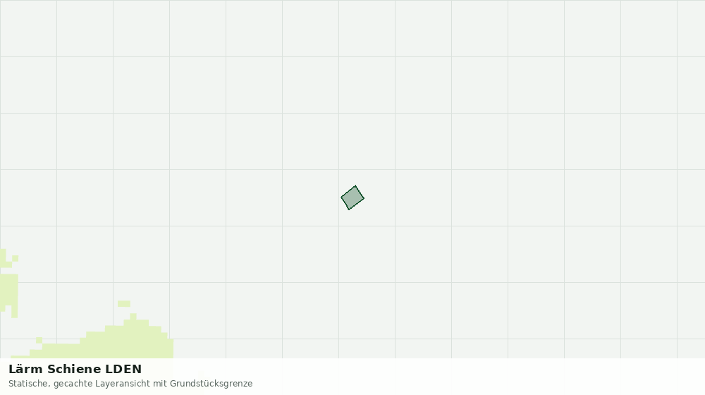 Statische Kartenansicht: Lärm Schiene LDEN
