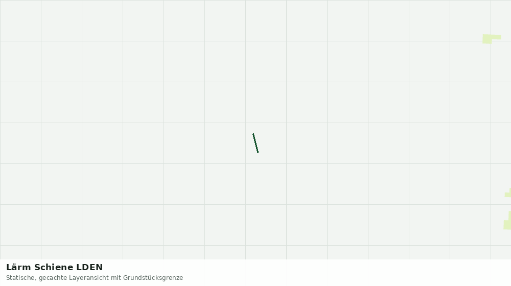 Statische Kartenansicht: Lärm Schiene LDEN