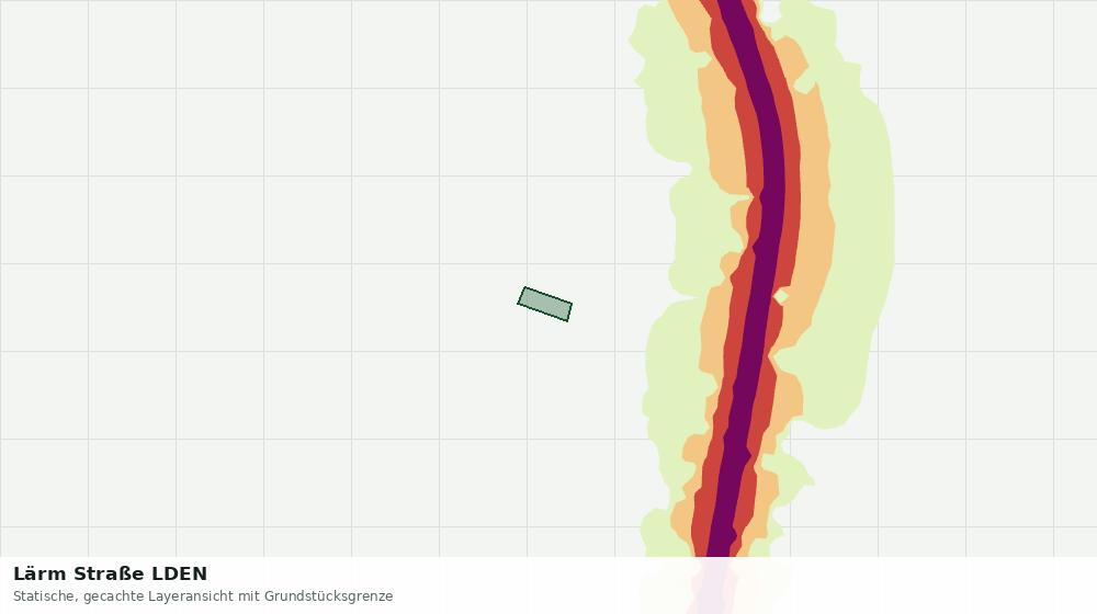 Statische Kartenansicht: Lärm Straße LDEN