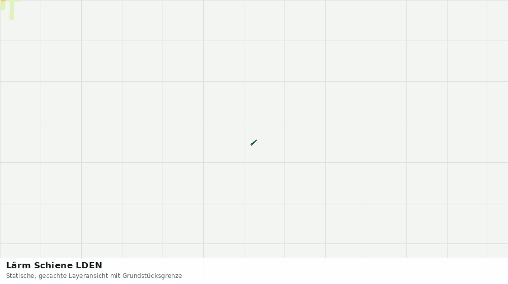 Statische Kartenansicht: Lärm Schiene LDEN
