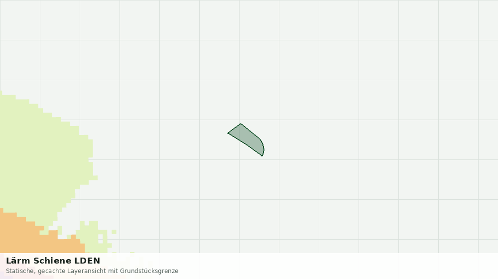 Statische Kartenansicht: Lärm Schiene LDEN